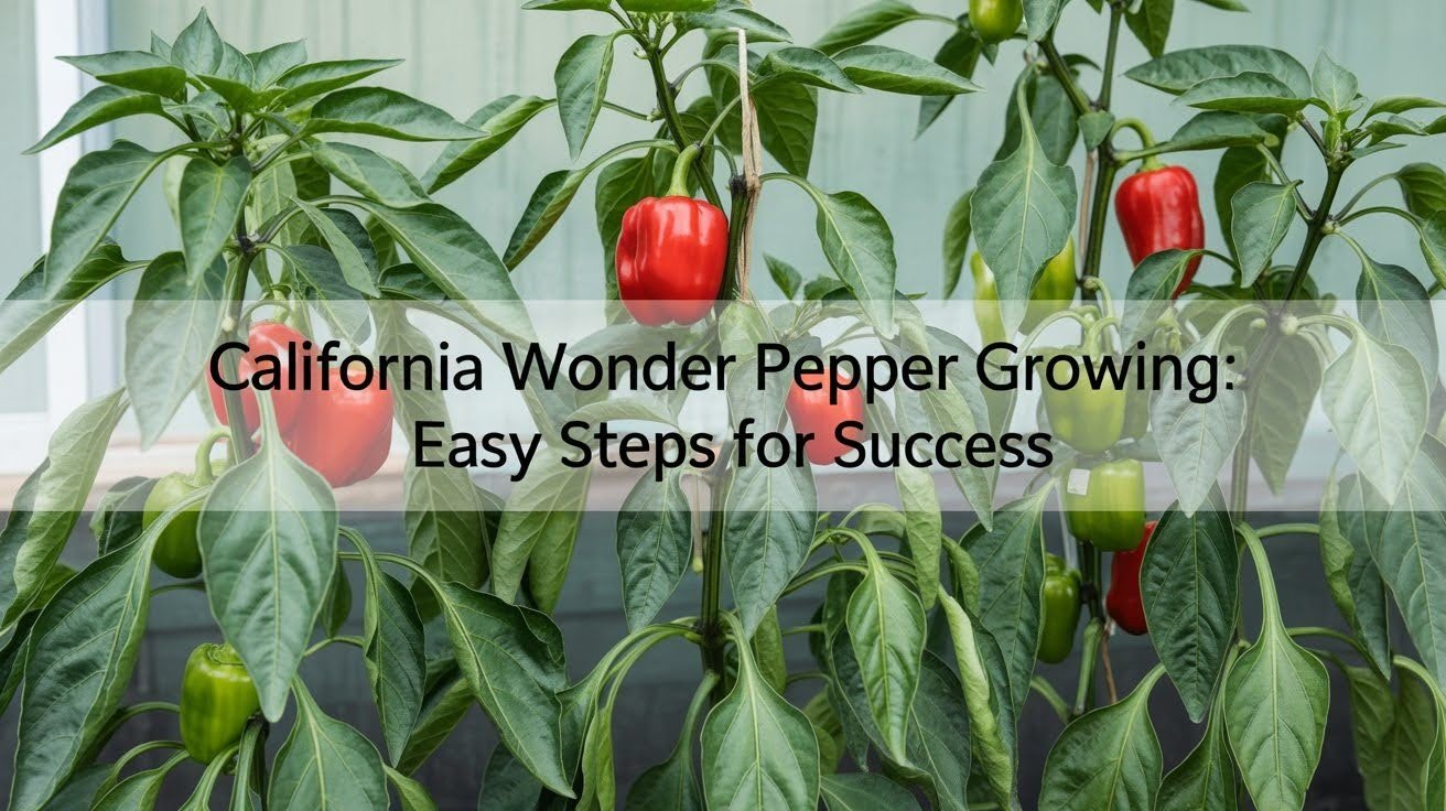 California Wonder Pepper Growing