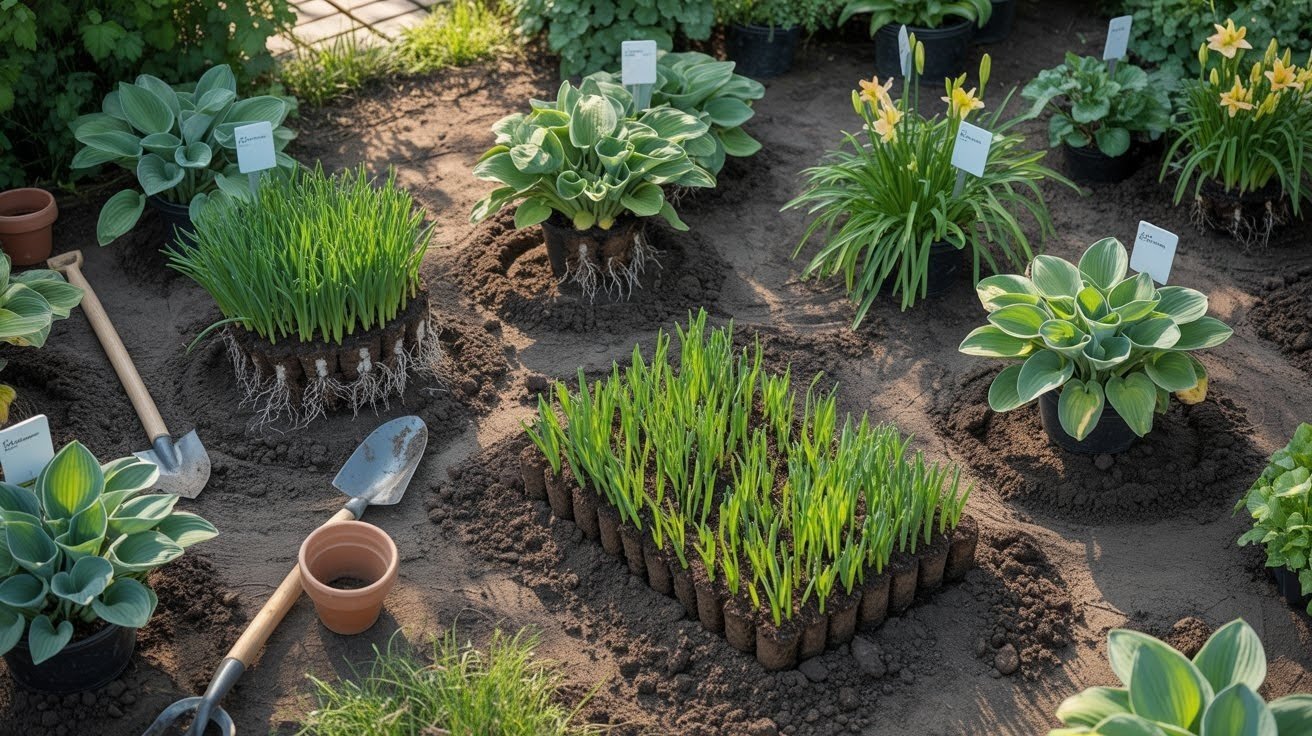 Divide Perennials and Plant New Growth 