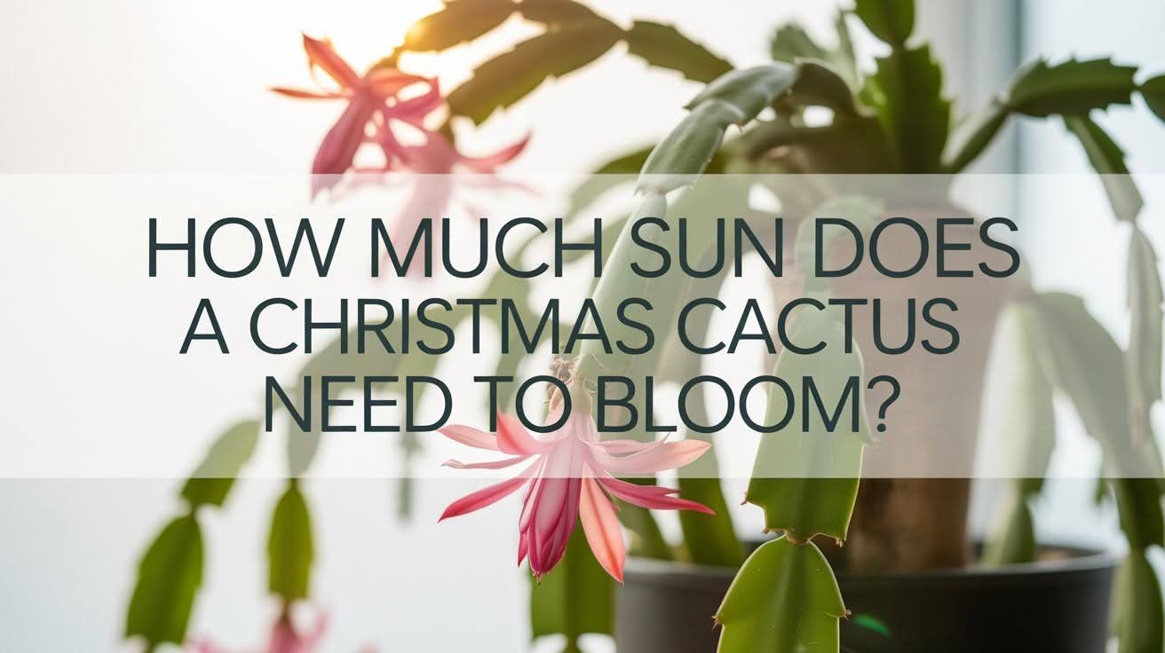 How Much Sun Does a Christmas Cactus Need to Bloom