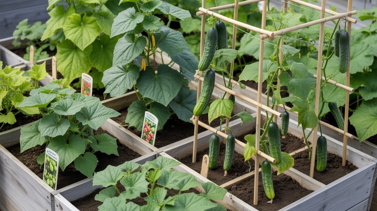 Select Compact Cucumber Varieties