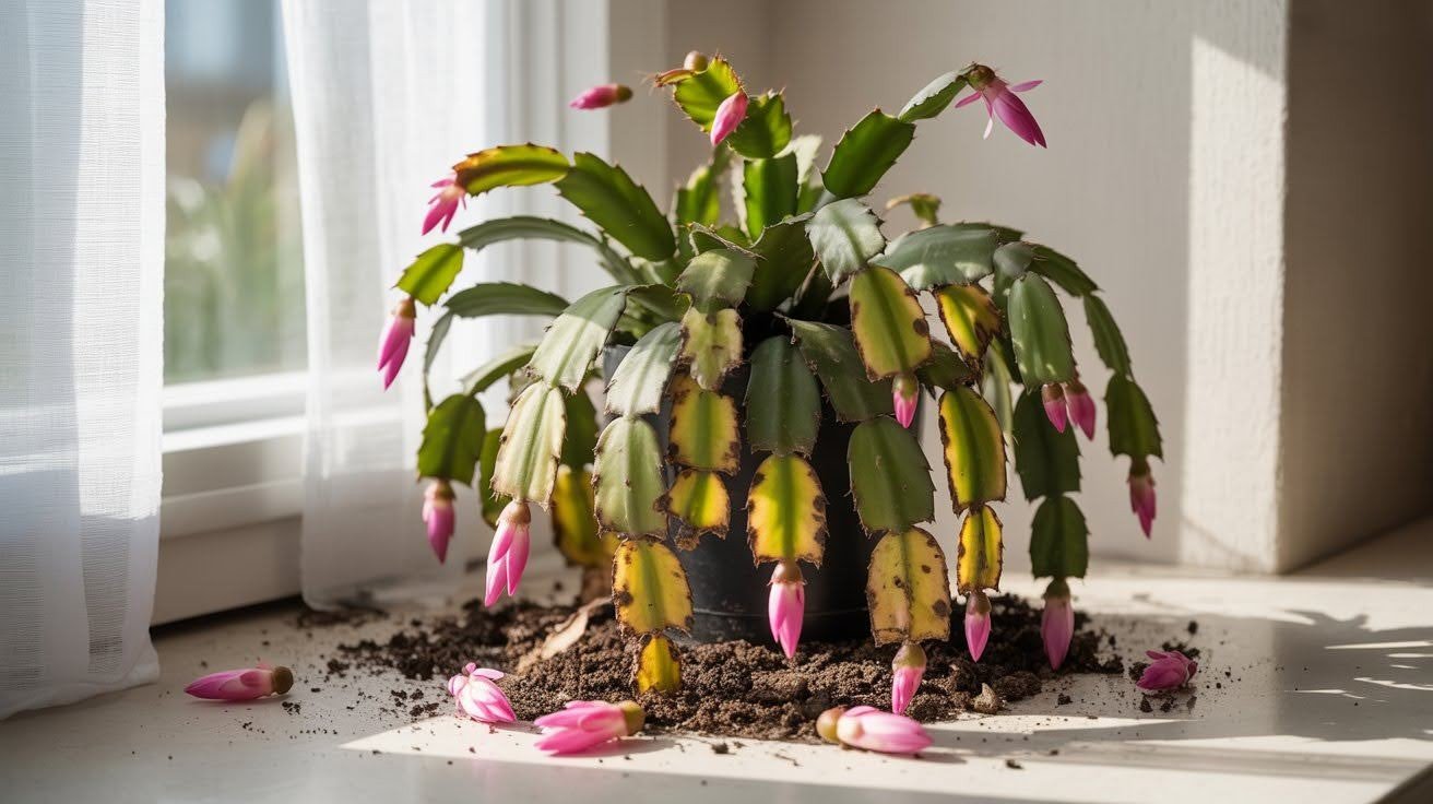 Signs Your Christmas Cactus Is Getting Too Much Sun