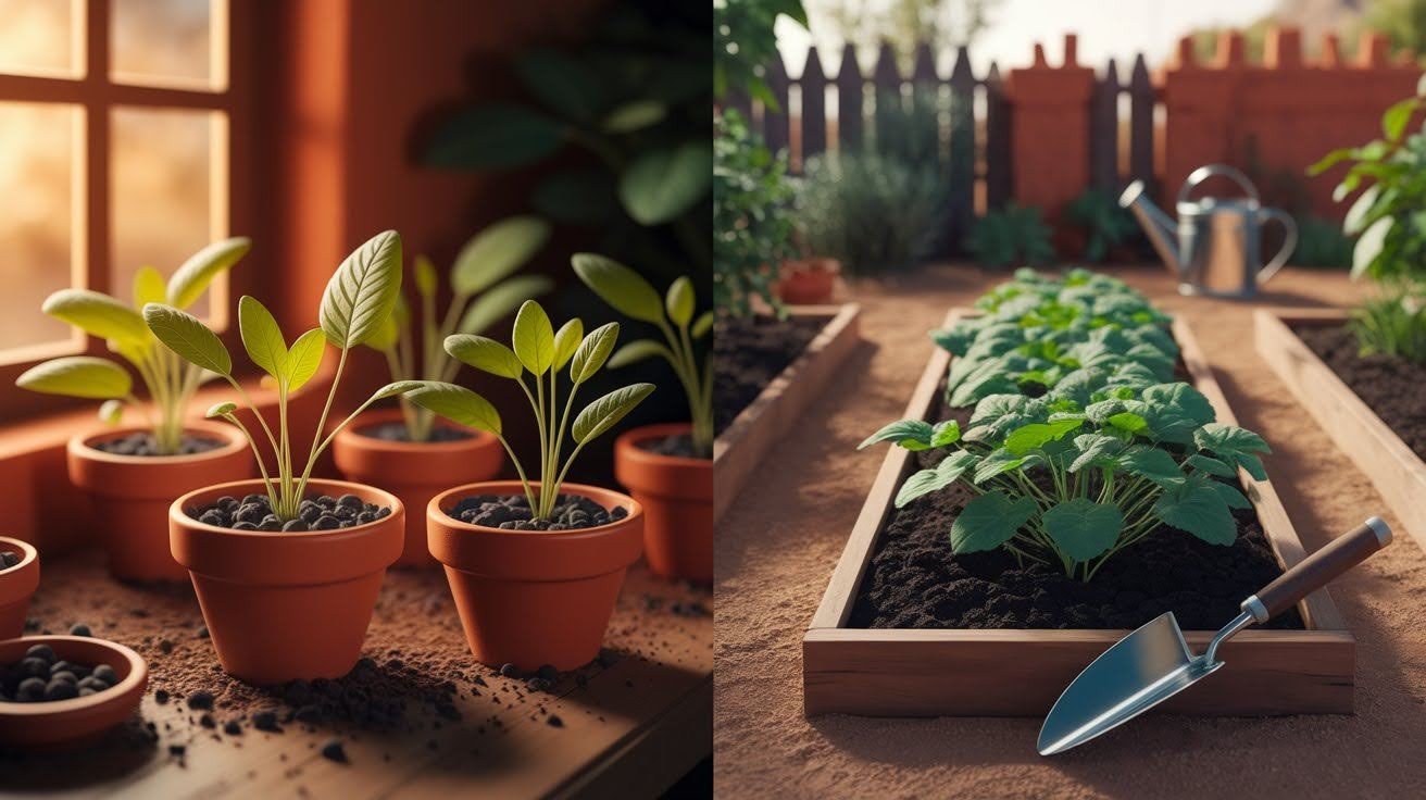 Starting Seeds vs. Transplants