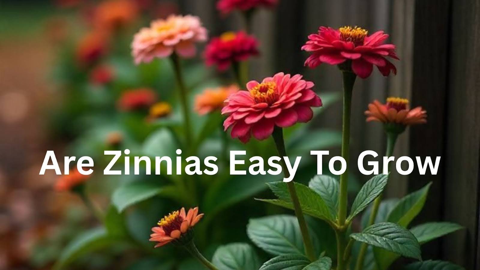 Are Zinnias Easy to Grow